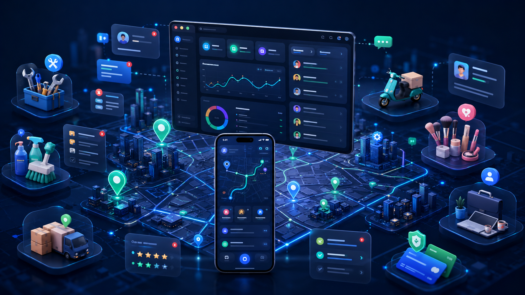 Multi Services - Service Marketplace Backend API