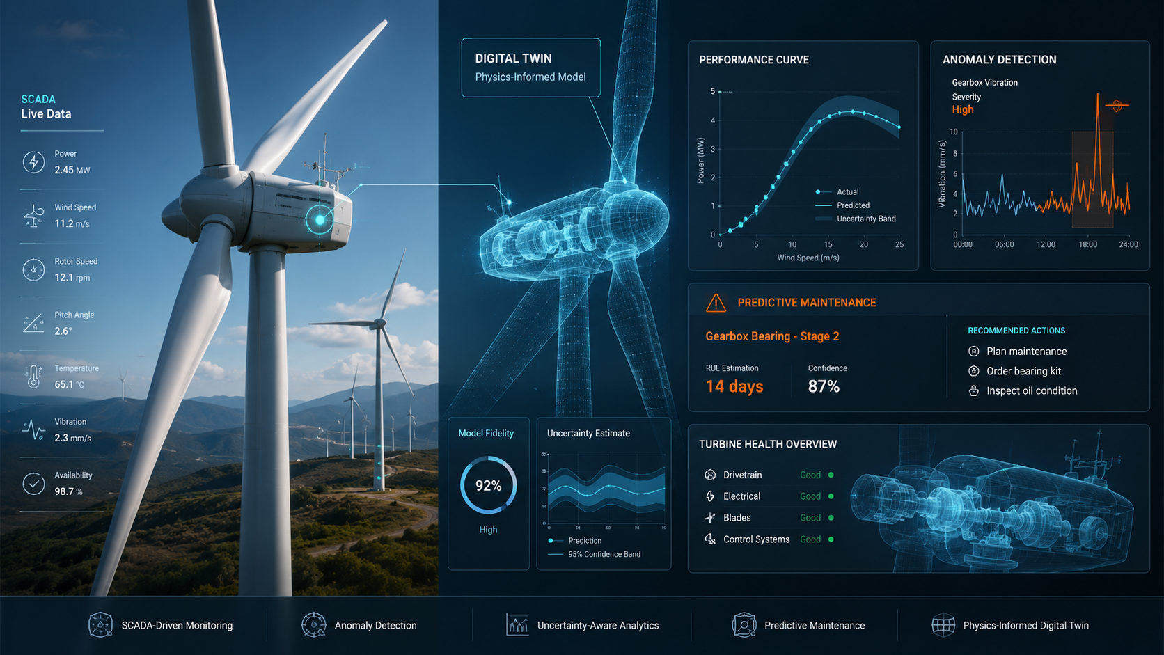 Digital Twin for Wind-Turbine Predictive Maintenance