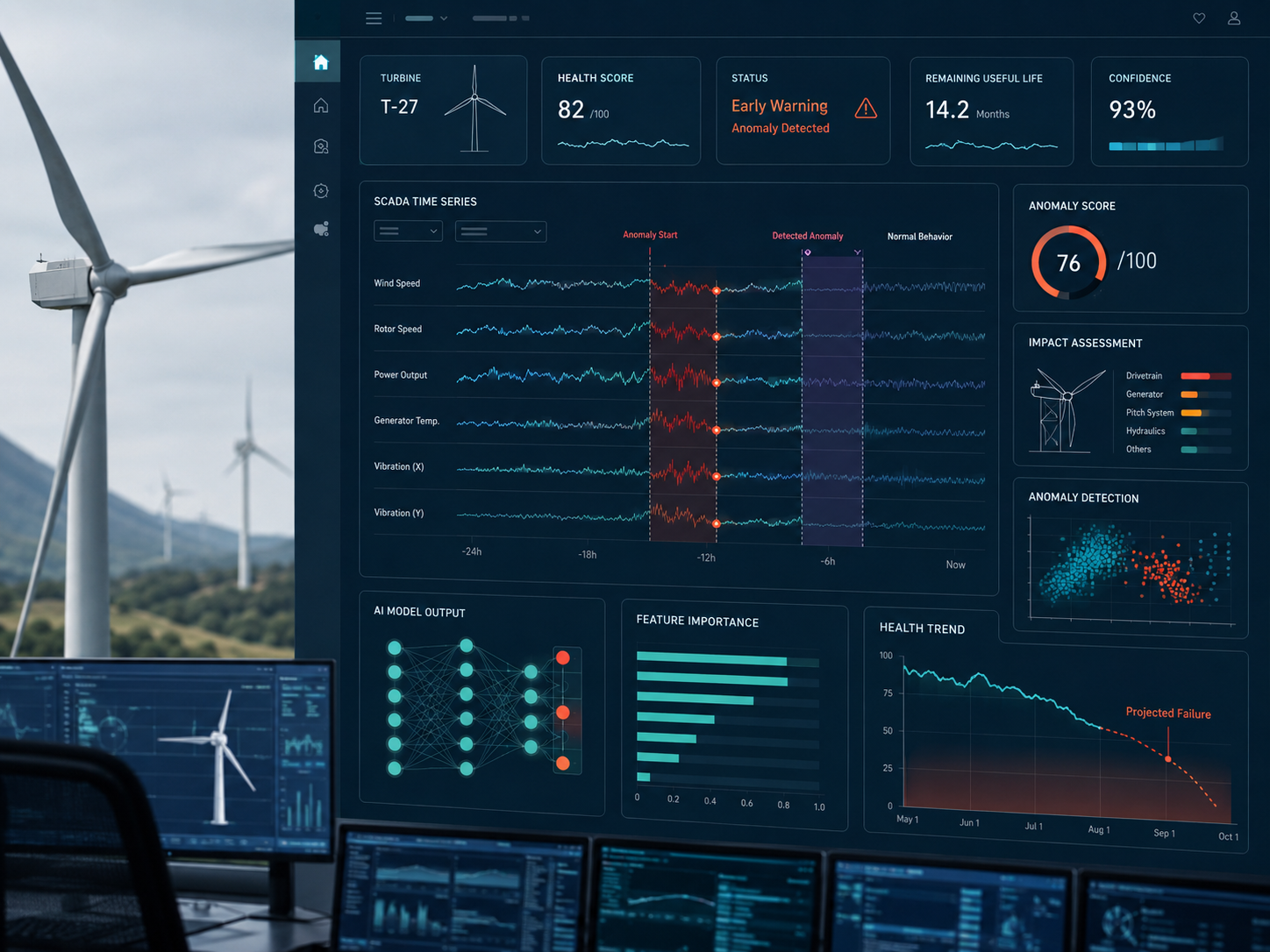 Digital Twin for Wind-Turbine Predictive Maintenance